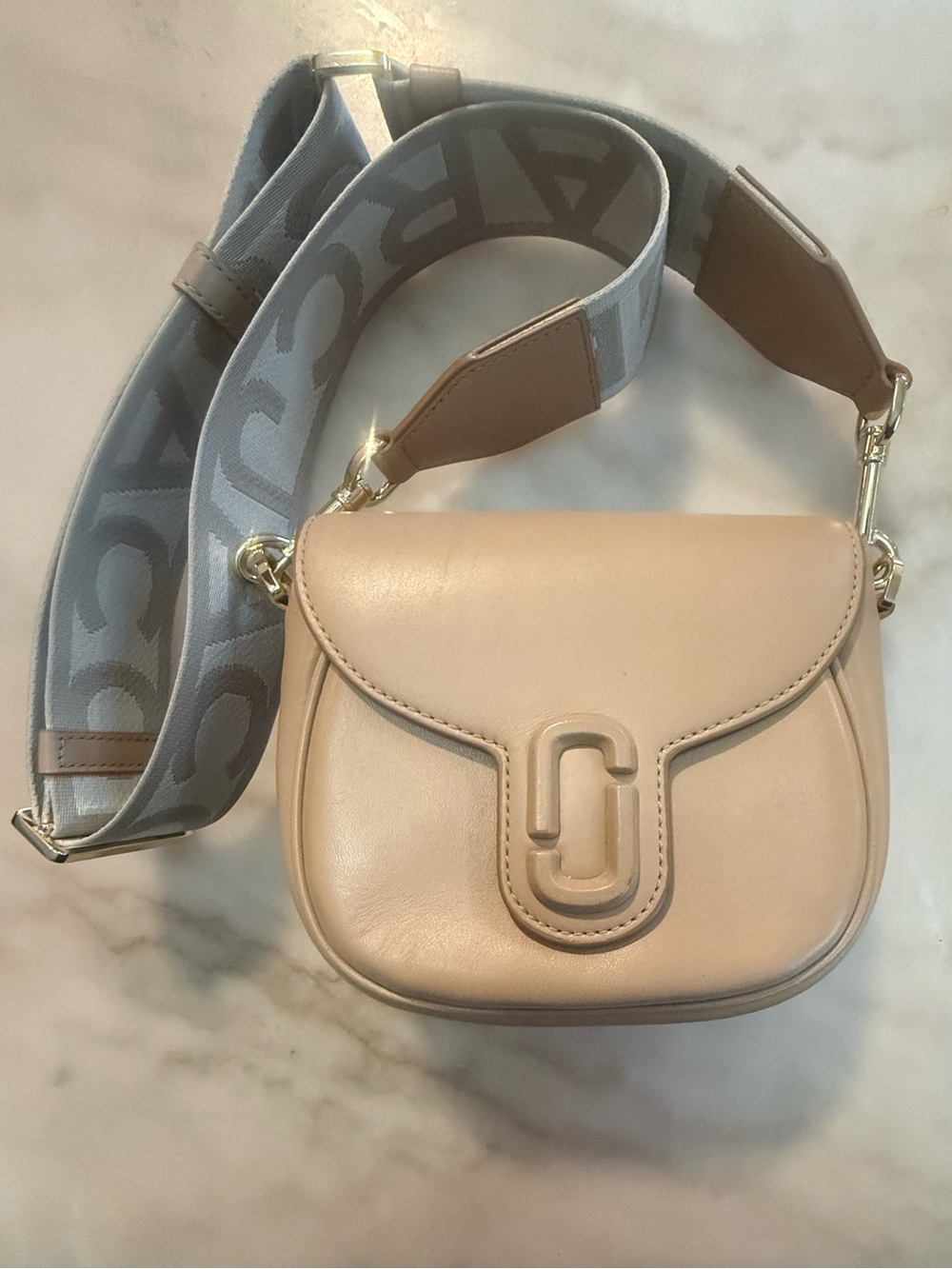 Marc Jacobs The Covered J Marc Saddle Bag